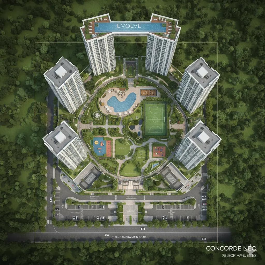 Modern interior living room